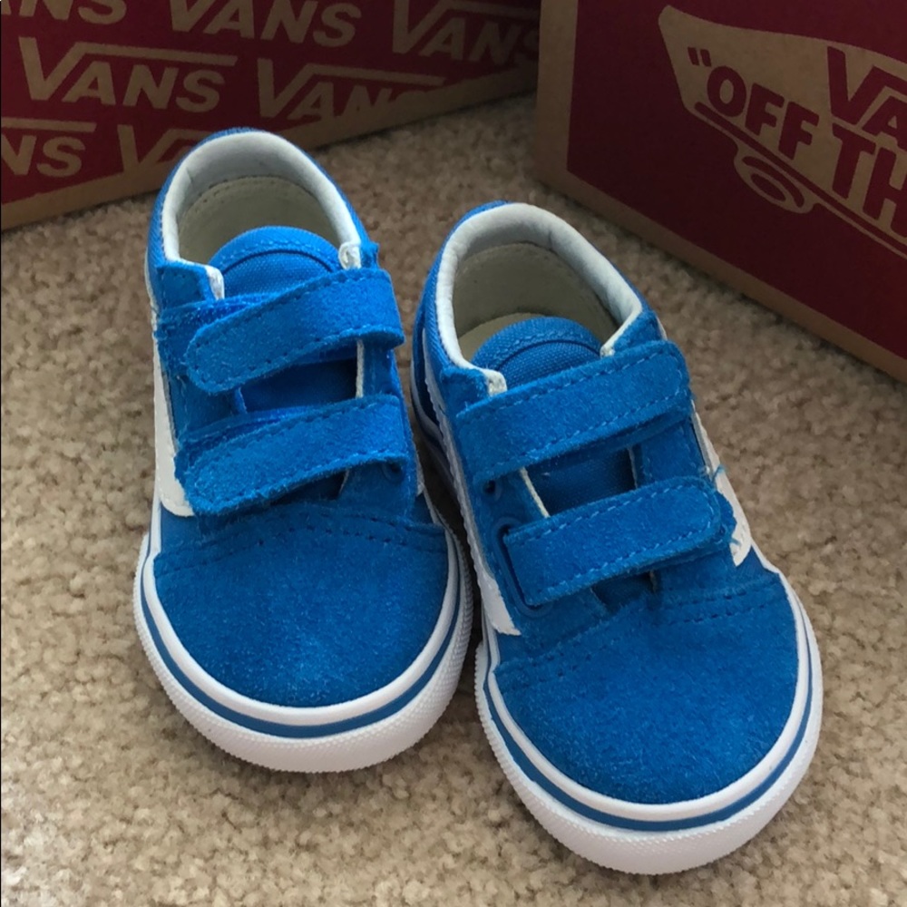 Vans old skool v toddler shoes